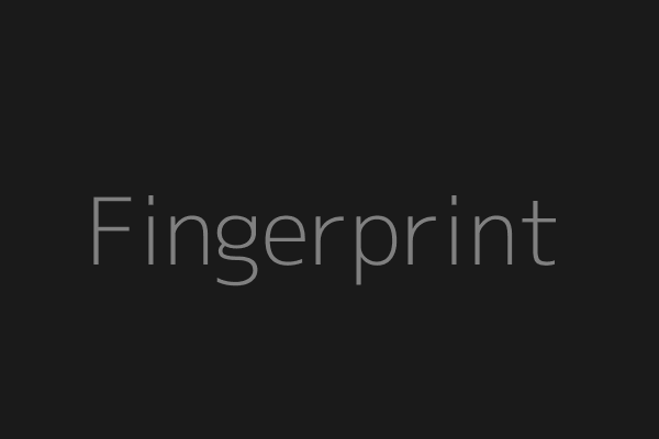 Fingerprint Sound Recognition
